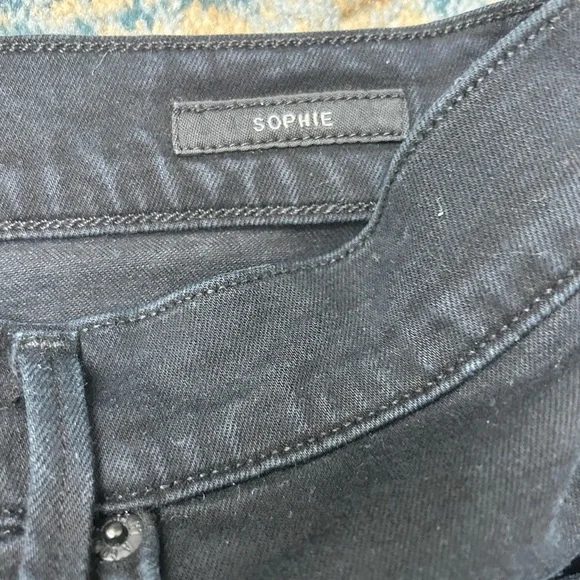 AGOLDE 90s Short Mid Rise Loose Boyfriend-fit cut-off Long Shorts Black 30 - Picture 3 of 9